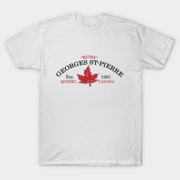 Georges "Rush" St-Pierre T-Shirt by RecklessPlaya